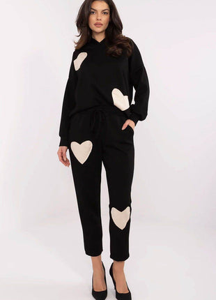 Cozy & Stylish Women's Tracksuit Set with Hoodie and High-Waist Pants - MimiStylez