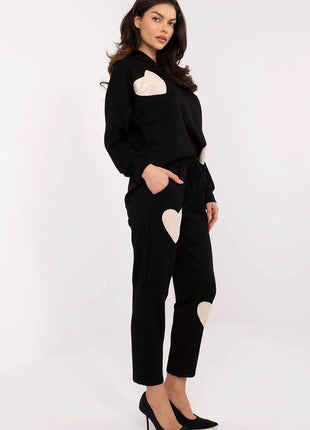 Cozy & Stylish Women's Tracksuit Set with Hoodie and High-Waist Pants - MimiStylez