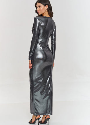  Long dress model 209576 Makadamia 