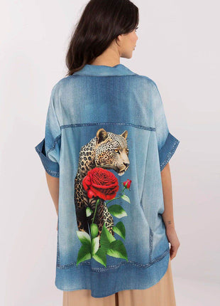 Colorful Floral Printed Viscose Shirt - MimiStylez