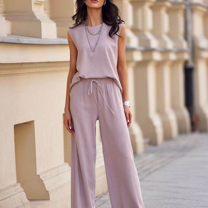 Classic Short Sleeve Blouse with Back Button Detail - MimiStylez