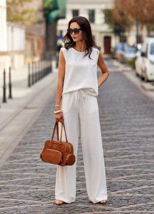 Classic Short Sleeve Blouse with Back Button Detail - MimiStylez