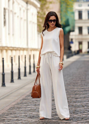 Classic Short Sleeve Blouse with Back Button Detail - MimiStylez