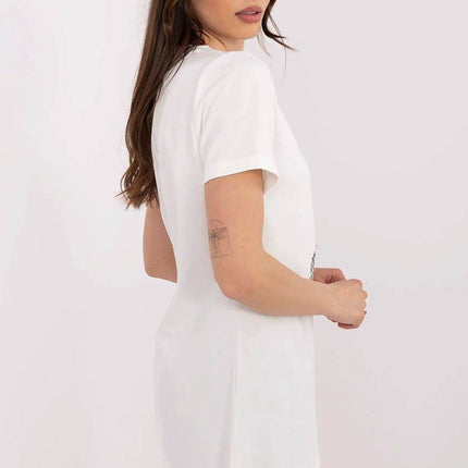 Cotton-Blend Blouse with Animal Print - MimiStylez