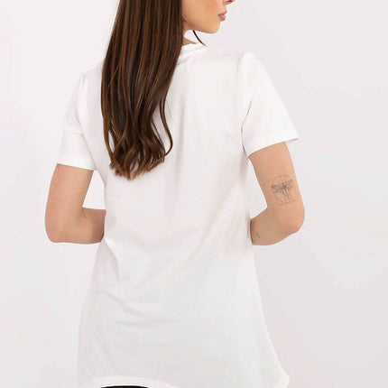 Cotton-Blend Blouse with Animal Print - MimiStylez