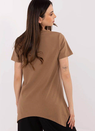 Cotton-Blend Blouse with Animal Print - MimiStylez