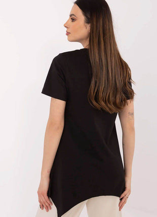Cotton-Blend Blouse with Animal Print - MimiStylez