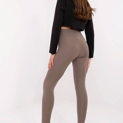 High-Waist Leggings with Chain Detail - MimiStylez