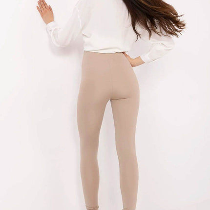 High-Waist Leggings with Chain Detail - MimiStylez