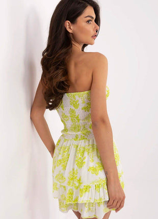 Sleeveless Floral Printed Summer Jumpsuit with Ruching & Flounce Hem - MimiStylez