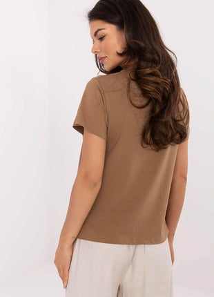 Everyday Stylish Cotton T-Shirt for Women Featuring Sparkling Butterfly Sequins - MimiStylez
