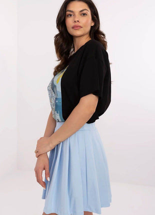 Women's Cotton T-Shirt with Original Print - MimiStylez