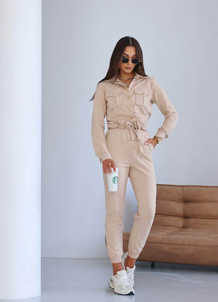 3-Piece Tracksuit Set – T-Shirt, Hoodie & Pants in 100% Cotton - MimiStylez