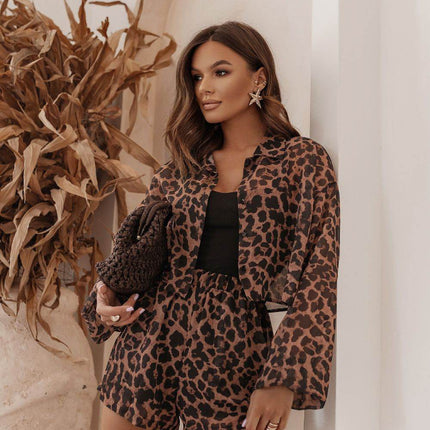 3-Piece Women’s Set: Classic Shirt, Slim Bodysuit & Comfortable Shorts - MimiStylez