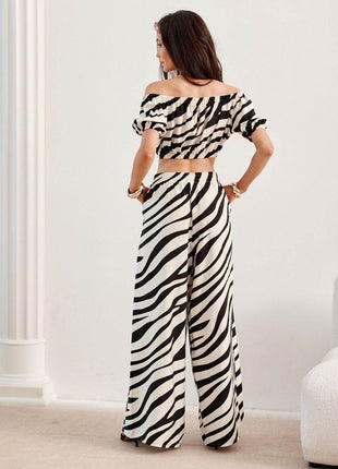 Cropped Spanish Neckline Blouse with Puff Sleeves – Light & Breathable - MimiStylez