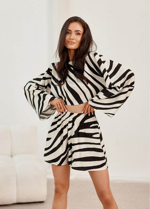 Loose Summer Blouse with Wide Sleeves – Breathable Viscose-Linen Blend - MimiStylez