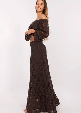 Elegant Lace Palazzo Pants – High-Waisted, Wide-Leg Trousers with Lining - MimiStylez