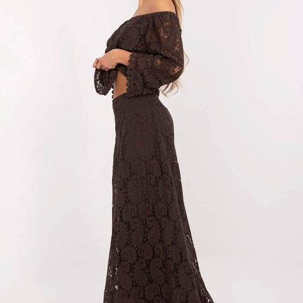 Elegant Lace Palazzo Pants – High-Waisted, Wide-Leg Trousers with Lining - MimiStylez