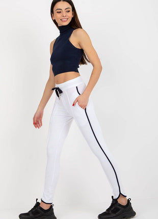 Women’s Casual-Sport Sweatpants with High Waist & Side Stripes - MimiStylez