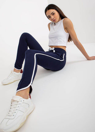 Women’s Casual-Sport Sweatpants with High Waist & Side Stripes - MimiStylez