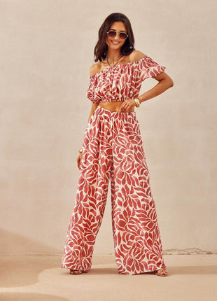 Cropped Spanish Neckline Blouse with Puff Sleeves – Light & Breathable - MimiStylez