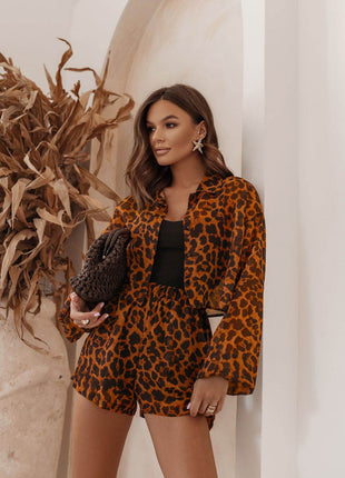 3-Piece Women’s Set: Classic Shirt, Slim Bodysuit & Comfortable Shorts - MimiStylez