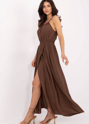 Maxi Wrap Summer Dress with Spaghetti Straps - MimiStylez