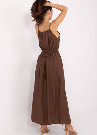 Maxi Wrap Summer Dress with Spaghetti Straps - MimiStylez