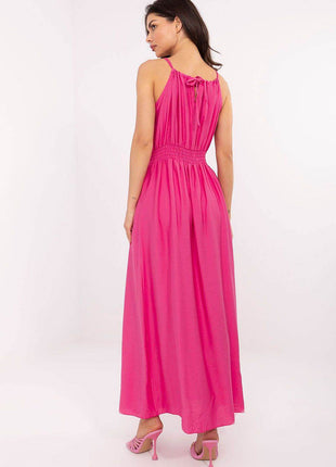 Maxi Wrap Summer Dress with Spaghetti Straps - MimiStylez