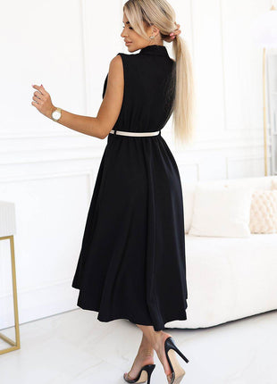 Elegant Midi Trench Coat in Trendy Dress - MimiStylez