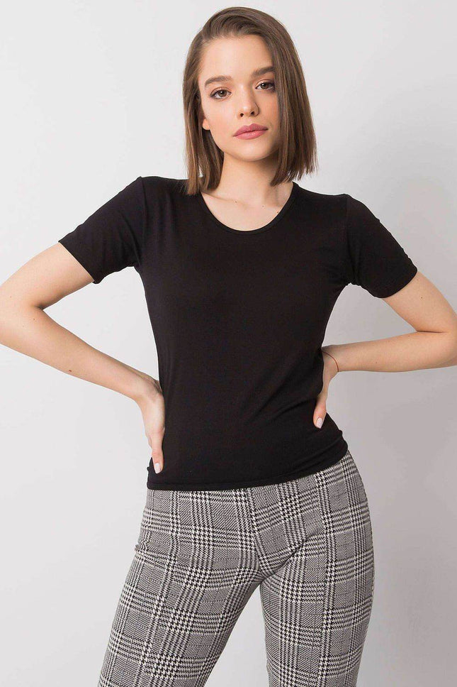 Stylish Short Sleeve Top with Eye-Catching Back Tie - MimiStylez