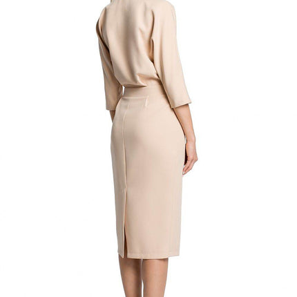Evening Dress with Loose Top and Waist Darts - MimiStylez