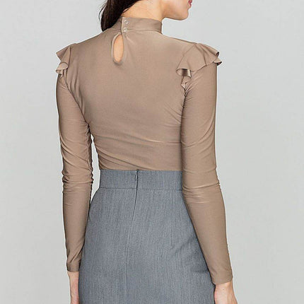 Asymmetric Pencil Skirt with Front Slit & Belted Waist - MimiStylez