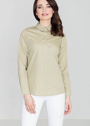 Elegant Shirt with Snap Button Front & Back Cut-Out Detail - MimiStylez