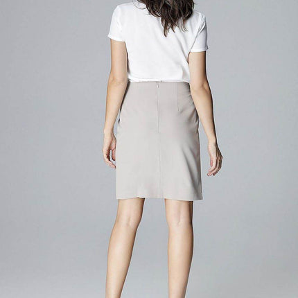 Elegant Mini Skirt with Envelope Front - MimiStylez