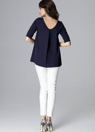 Elegant Loose-Fit Blouse – Flattering & Comfortable - MimiStylez