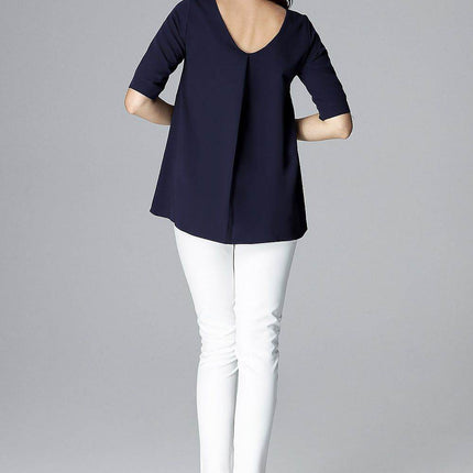 Elegant Loose-Fit Blouse – Flattering & Comfortable - MimiStylez