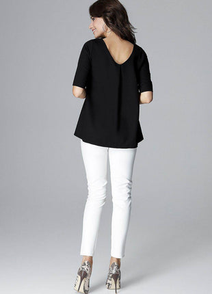 Elegant Loose-Fit Blouse – Flattering & Comfortable - MimiStylez