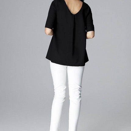 Elegant Loose-Fit Blouse – Flattering & Comfortable - MimiStylez
