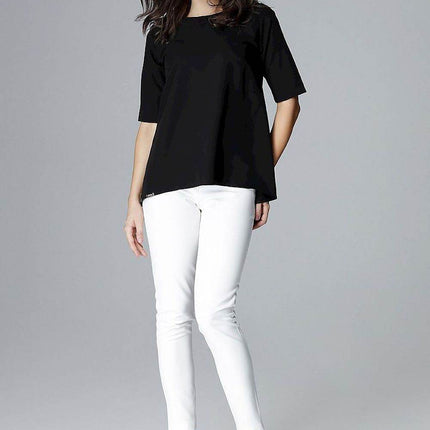 Elegant Loose-Fit Blouse – Flattering & Comfortable - MimiStylez