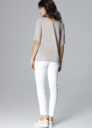 Elegant Loose-Fit Blouse – Flattering & Comfortable - MimiStylez