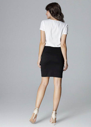 Tailored Mini Skirt – Elegant Stitch Detail - MimiStylez