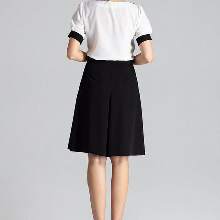 Elegant Blouse with Short Sleeves & Tailored Fit - MimiStylez