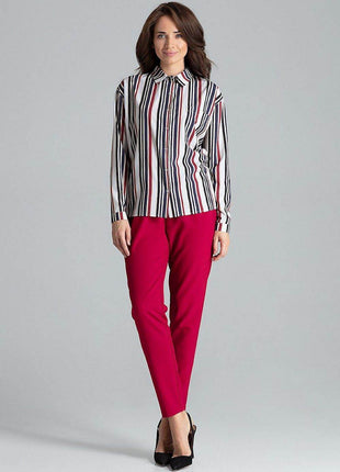 Simple Long Sleeve Shirt with Button Fastening and Chest Pocket - MimiStylez