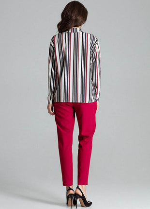 Simple Long Sleeve Shirt with Button Fastening and Chest Pocket - MimiStylez