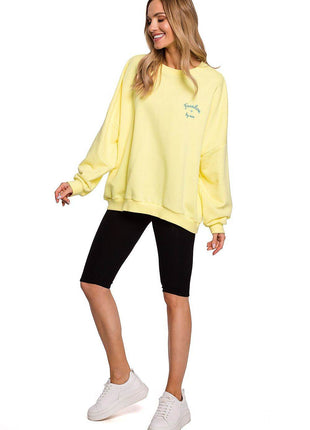 Soft Short Sports Cotton Leggings with Elastic Waist - MimiStylez