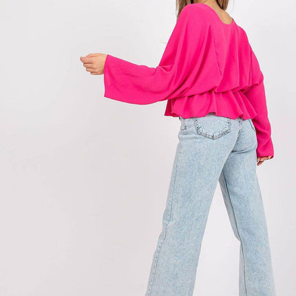 Women's Flowing Blouse with Statement Sleeves - MimiStylez