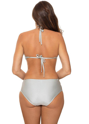 2-Piece Push-Up Swimsuit with Tie-Back Bra & High-Cut Bottoms – Quick-Dry Italian Fabric - MimiStylez