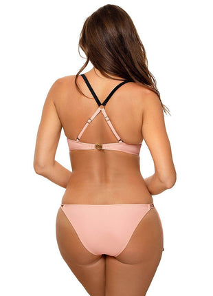 Sexy 2-Piece Swimsuit with Underwire & Decorative Straps – Italian Fabric - MimiStylez