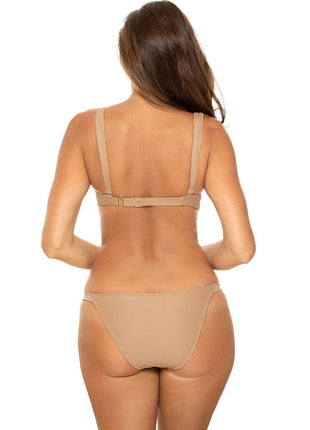 2-Piece Push-Up Swimsuit with Underwire & Adjustable Side-Tie Bottoms – Italian Fabric - MimiStylez